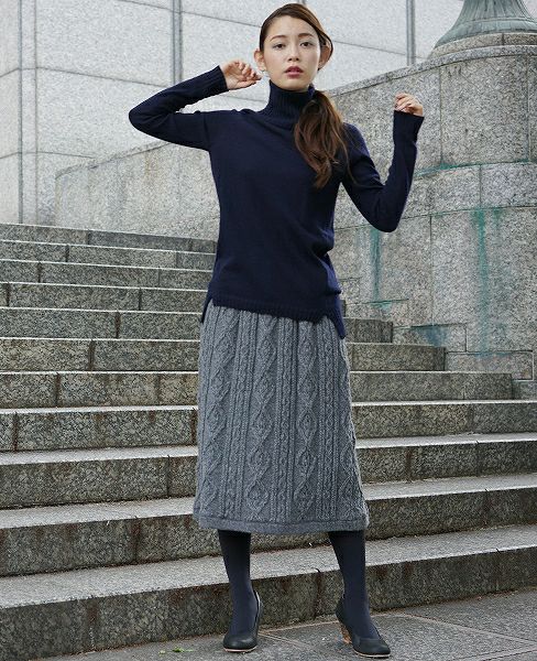 SWANLAKE.フィッシャーマンスカート[gray]