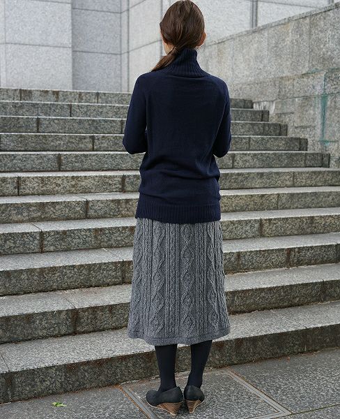 SWANLAKE.フィッシャーマンスカート[gray]