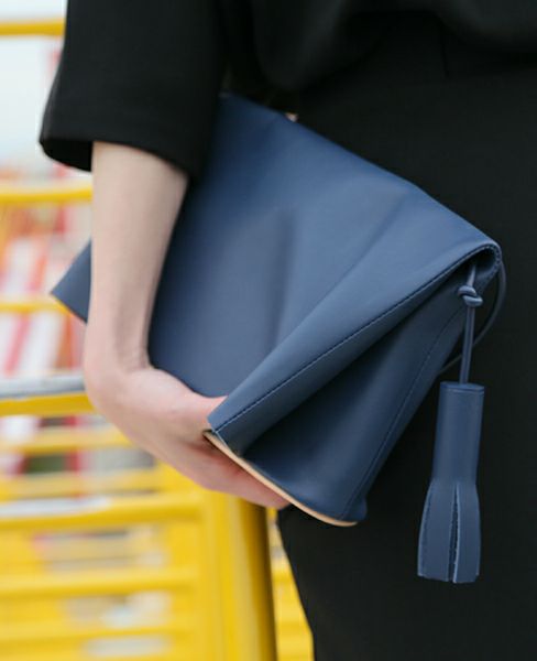 Building Block.ビルディングブロック.FOLD MESSENGER IN NAVY/B.NAVY