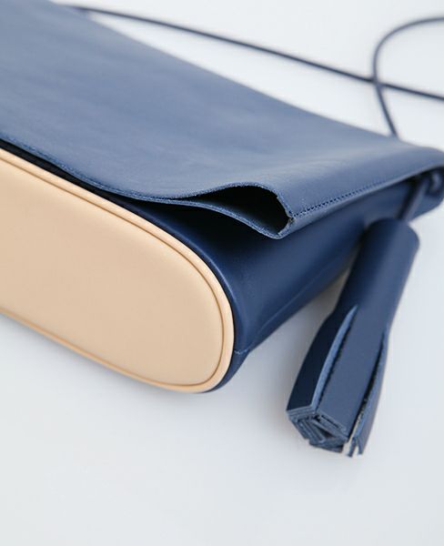 Building Block.ビルディングブロック.FOLD MESSENGER IN NAVY/B.NAVY