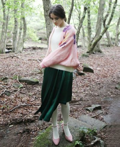 AHCAHCUM.サテンラップSK/01-161-6105/09グリーン