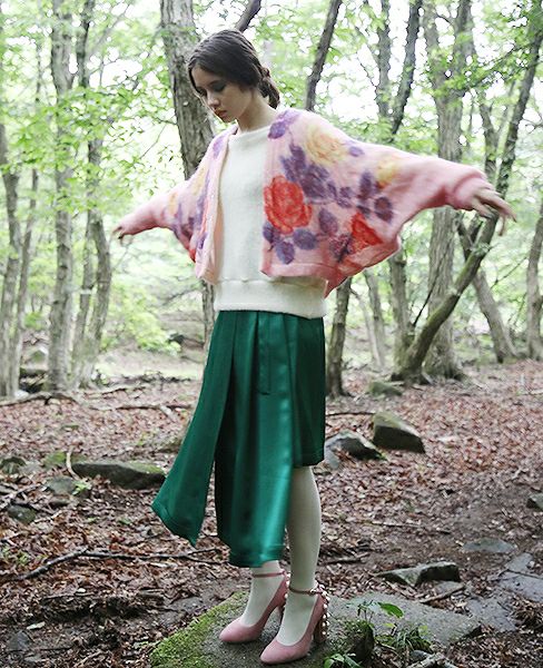 AHCAHCUM.サテンラップSK/01-161-6105/09グリーン