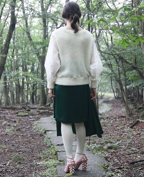 AHCAHCUM.サテンラップSK/01-161-6105/09グリーン