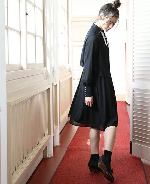 ohta×Palm maison オオタ×パームメゾン 別注・黒白ワンピース 