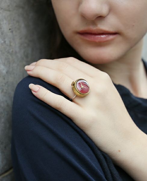 nejicommu.ネジコミュ.TRANSITION RING [RED]_