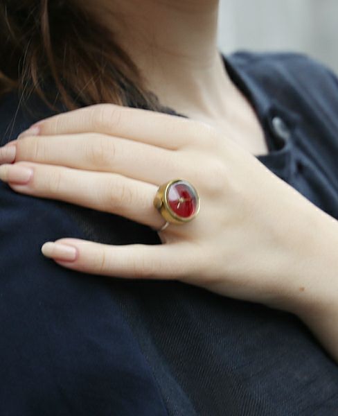 nejicommu.ネジコミュ.TRANSITION RING [RED]_