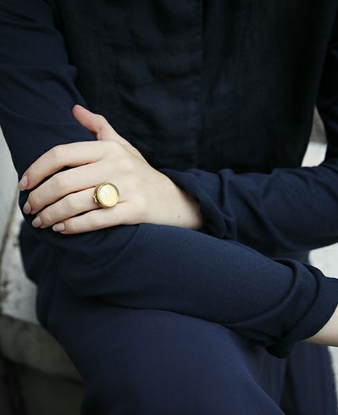 nejicommu.ネジコミュ.TRANSITION RING [BRASS]_