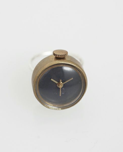 nejicommu ネジコミュ TRANSITION RING [BLACK/GOLD]