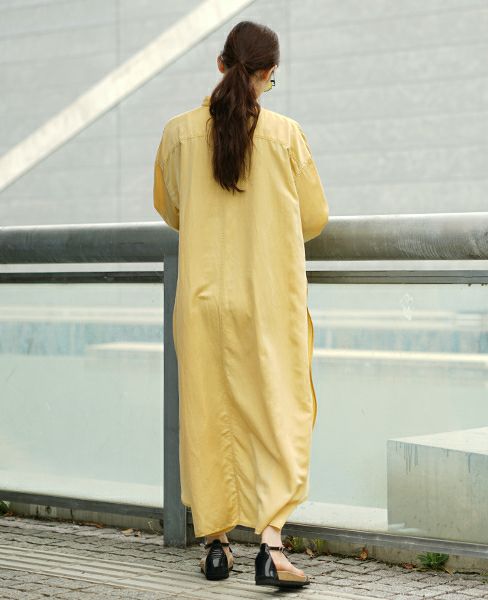 HENRIK VIBSKOV.BEATLE DRESS [B.LION YELLOW]_