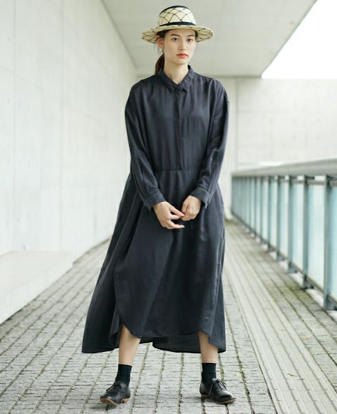 HENRIK VIBSKOV.BEATLE DRESS [BLACK]_