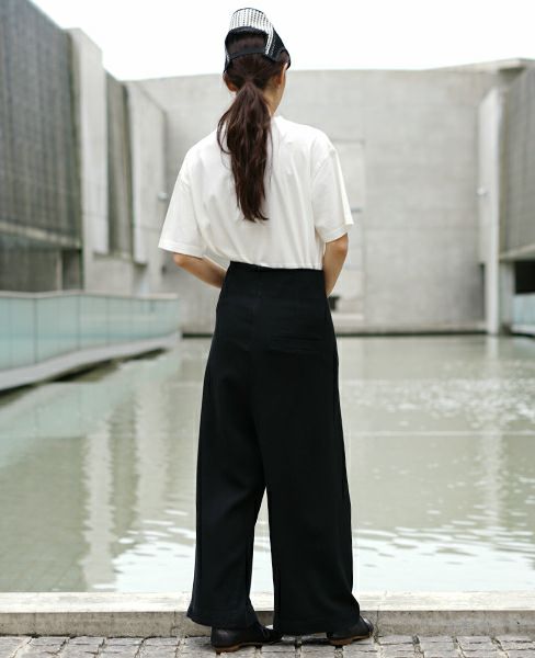 HENRIK VIBSKOV.LOYAL TWILL PANTS [BLACK TWILL]_