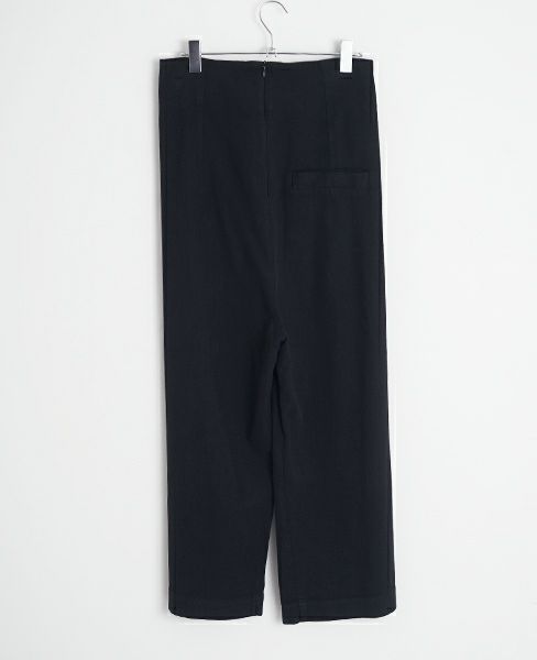 HENRIK VIBSKOV.LOYAL TWILL PANTS [BLACK TWILL]_