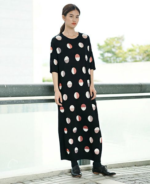 HENRIK VIBSKOV.AURA DRESS [DARK AURA]_