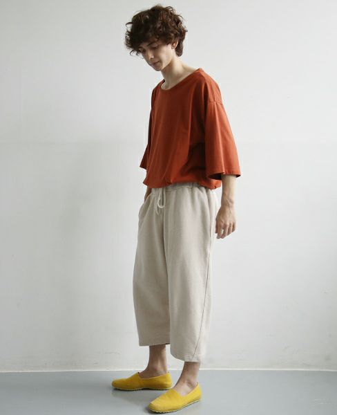 HENRIK VIBSKOV.SWEAT PANTS[BEIGE YING]_