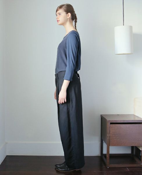 STUDIO NICHOLSON.LIGHT WEIGHT BALLOON PANTS [MARCELLO・SN-117]