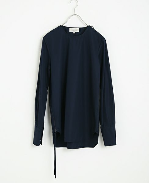 STUDIO NICHOLSON.NOISY COTTON ZIP TOP  [PINO・SN-122]