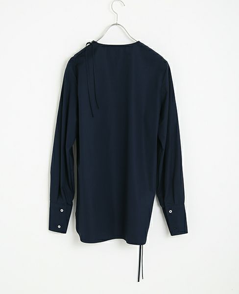 STUDIO NICHOLSON.NOISY COTTON ZIP TOP  [PINO・SN-122]