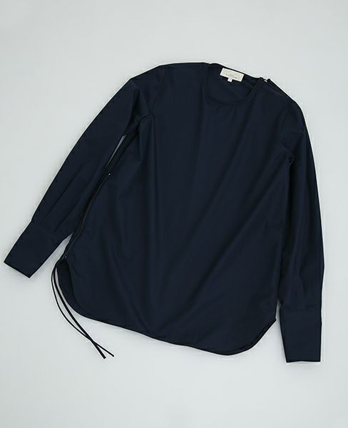 STUDIO NICHOLSON.NOISY COTTON ZIP TOP  [PINO・SN-122]