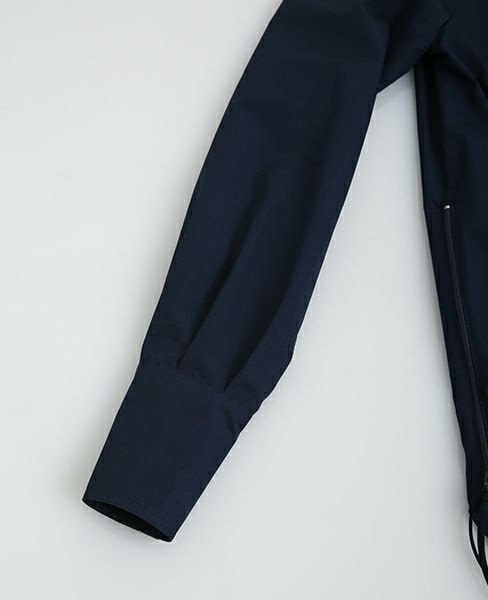 STUDIO NICHOLSON.NOISY COTTON ZIP TOP  [PINO・SN-122]