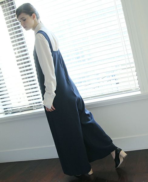 STUDIO NICHOLSON.DOUBLE FACED COTTON ONE PIECE [NIN・SN-120]