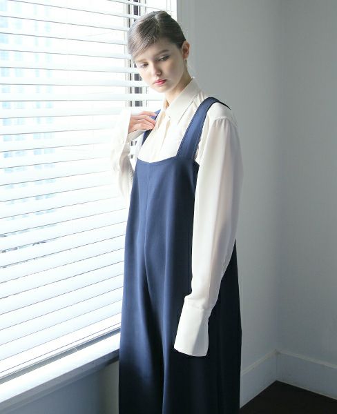 STUDIO NICHOLSON.DOUBLE FACED COTTON ONE PIECE [NIN・SN-120]