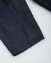 YANTOR.Linen Denim 1:2 tuck Pants[Y173PT05/BLUE]