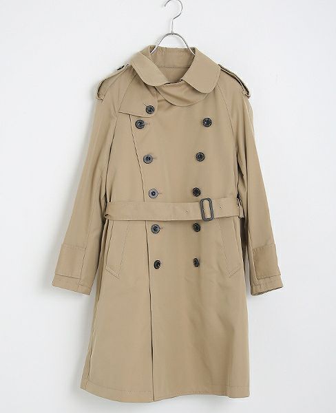 SWANLAKE.プレーントレンチコート[CO-765/BEIGE]:i