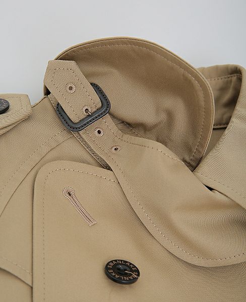 SWANLAKE.プレーントレンチコート[CO-765/BEIGE]:i