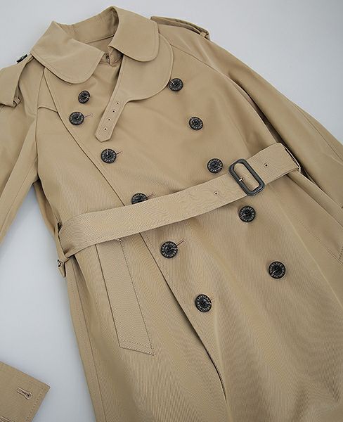 SWANLAKE.プレーントレンチコート[CO-765/BEIGE]:i