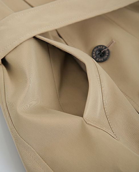 SWANLAKE.プレーントレンチコート[CO-765/BEIGE]:i
