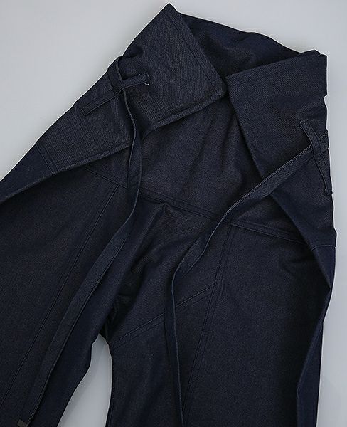 hatra×Palm maison.ハトラ×パームメゾン.限定復刻 ・巻デニム ワイド [NAVY]_