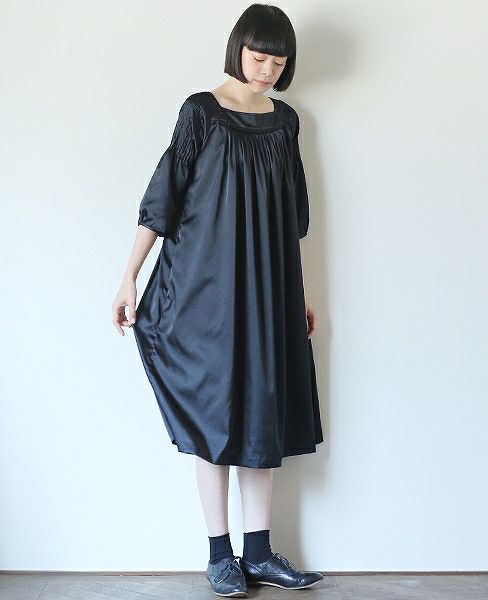 YAB-YUM.PINTUCK SLEEVE OP [171301 BLK]