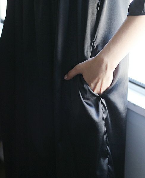 YAB-YUM.PINTUCK SLEEVE OP [171301 BLK]