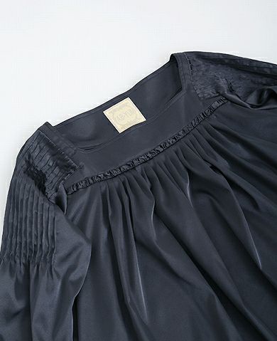 YAB-YUM.PINTUCK SLEEVE OP [171301 BLK]