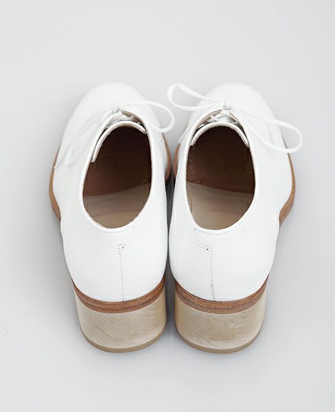 _Fot.フォート.wood lace up shoes [0205s・white]
