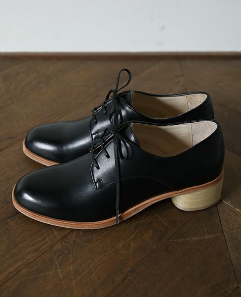 _Fot wood lace up shoes [0205s・black]