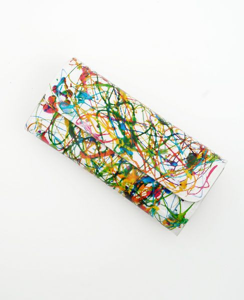 macromauro マクロマウロ.high paint wallet long