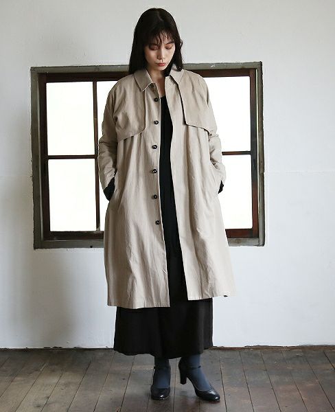 suzuki takayuki, スズキタカユキ, trench coat[A182-08]