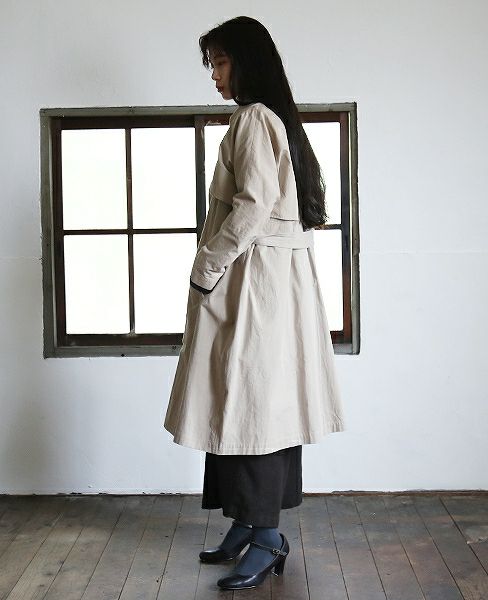 suzuki takayuki スズキタカユキ trench coat[A182-08]
