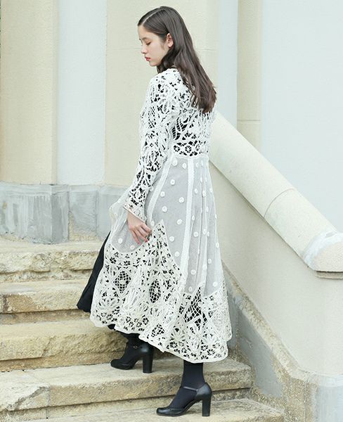 YUKI FUJISAWA, White Works Dress[0524]