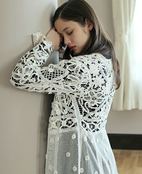 YUKI FUJISAWA.White Works Dress[0524]