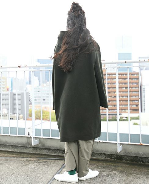 hatra ハトラ.TOGGLE COAT[MOSS]_