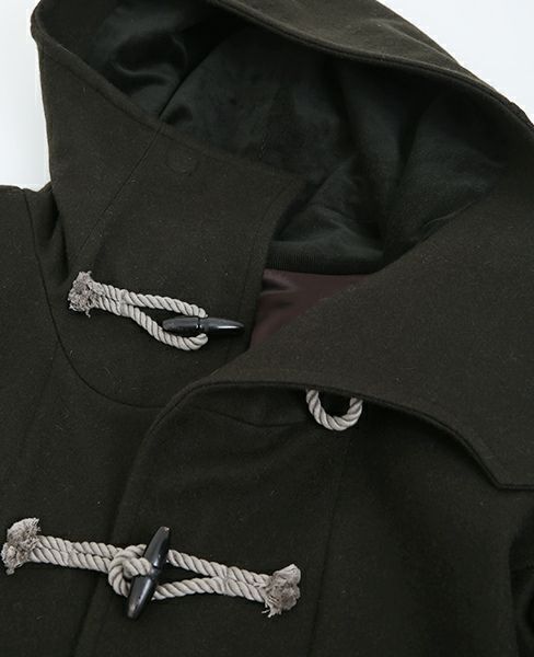 hatra ハトラ.TOGGLE COAT[MOSS]_