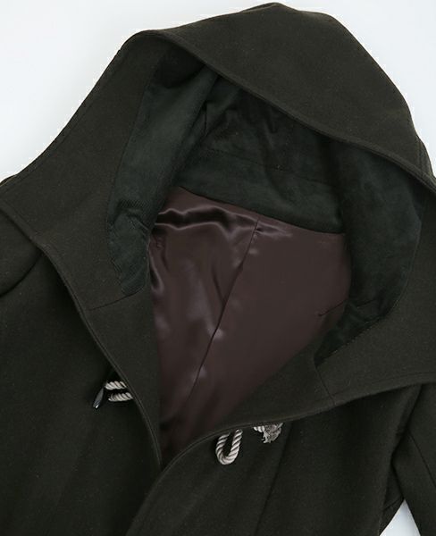 hatra ハトラ.TOGGLE COAT[MOSS]_