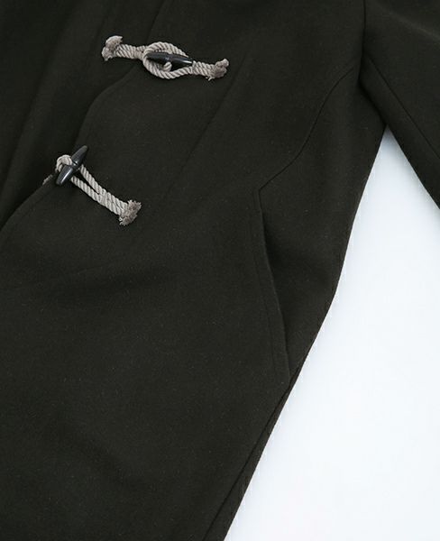 hatra ハトラ.TOGGLE COAT[MOSS]_