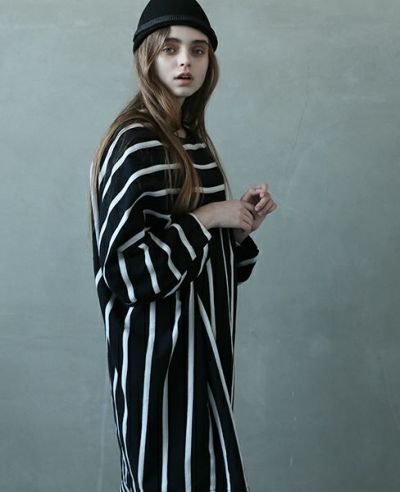 HENRIK VIBSKOV DRESS[BLACK/WHITE CUTS]_