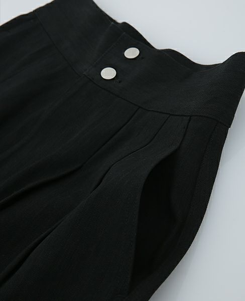 BELPER.TUCK WIDE DENIM PANTS [07121117]