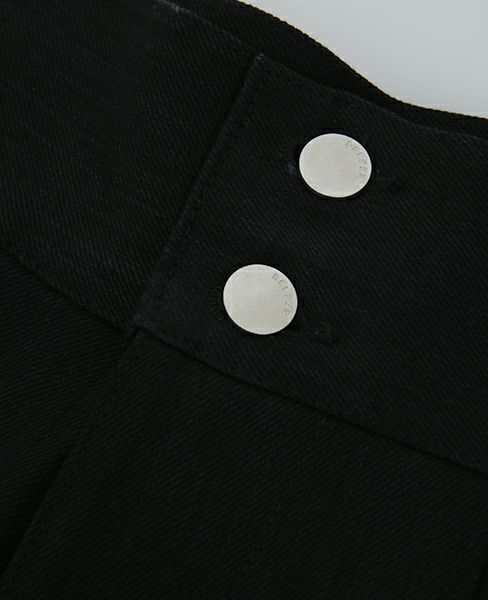 BELPER.TUCK WIDE DENIM PANTS [07121117]