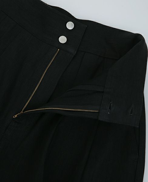 BELPER.TUCK WIDE DENIM PANTS [07121117]