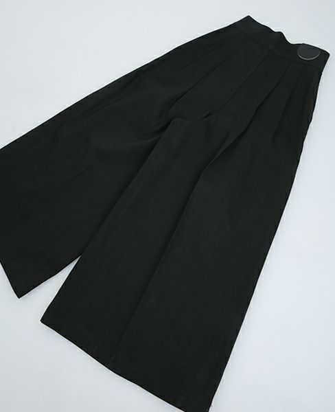 BELPER.TUCK WIDE DENIM PANTS [07121117]